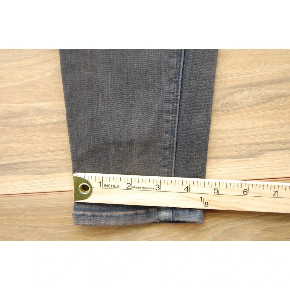 Hudson Jeans Womens 25 Black Nico Super Skinny‎ Midrise Stretch Denim Made USA